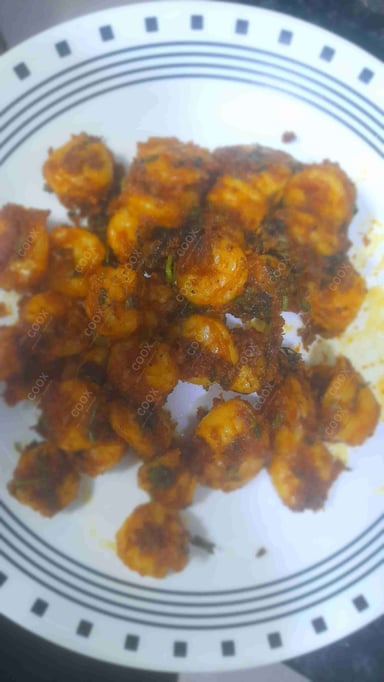 Tasty Prawns Salt and Pepper cooked by COOX chefs cooks during occasions parties events at home