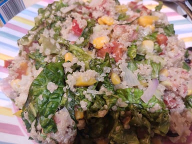 Tasty Quinoa Salad cooked by COOX chefs cooks during occasions parties events at home