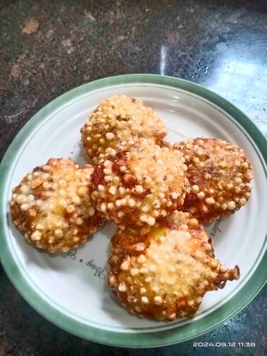 Tasty Sabudana Vada cooked by COOX chefs cooks during occasions parties events at home
