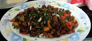 Tasty Chilli Mushroom cooked by COOX chefs cooks during occasions parties events at home