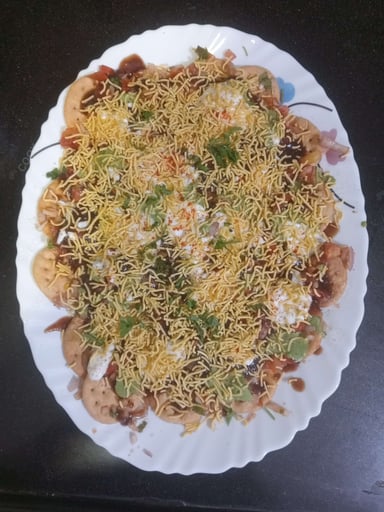 Tasty Papdi Chaat cooked by COOX chefs cooks during occasions parties events at home