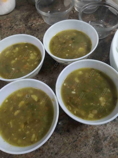 Tasty Lemon Coriander Soup cooked by COOX chefs cooks during occasions parties events at home