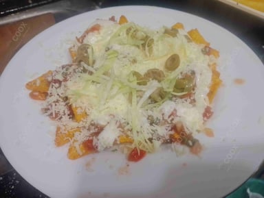 Tasty Cheese Nachos cooked by COOX chefs cooks during occasions parties events at home