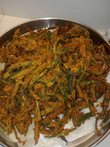 Tasty Bhindi cooked by COOX chefs cooks during occasions parties events at home