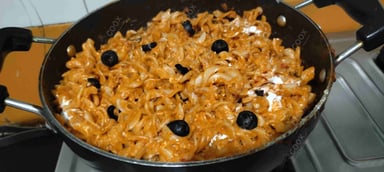 Tasty Pasta in Red Sauce cooked by COOX chefs cooks during occasions parties events at home