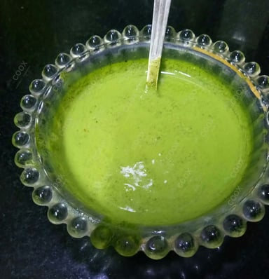 Tasty Green Chutney cooked by COOX chefs cooks during occasions parties events at home