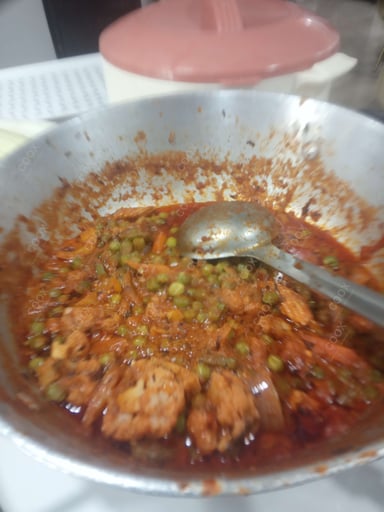 Tasty Veg Jalfrezi cooked by COOX chefs cooks during occasions parties events at home
