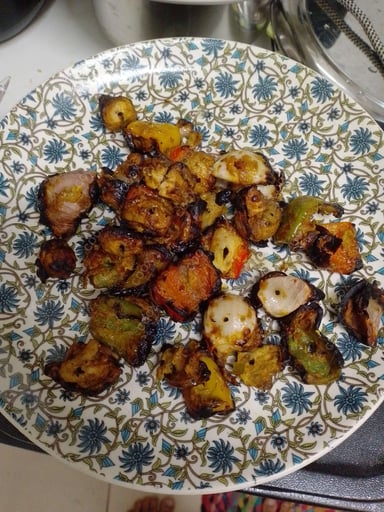 Tasty Mushroom Tikka cooked by COOX chefs cooks during occasions parties events at home