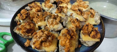 Tasty Chicken Bruschetta cooked by COOX chefs cooks during occasions parties events at home