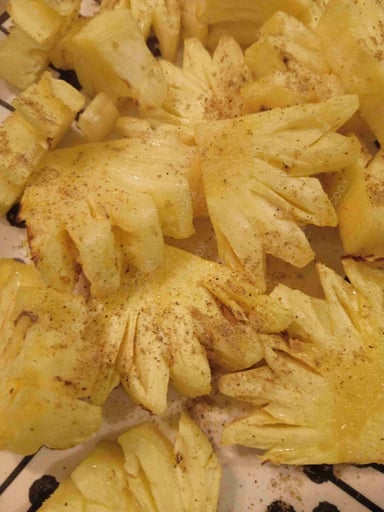 Tasty Tandoori Pineapple cooked by COOX chefs cooks during occasions parties events at home