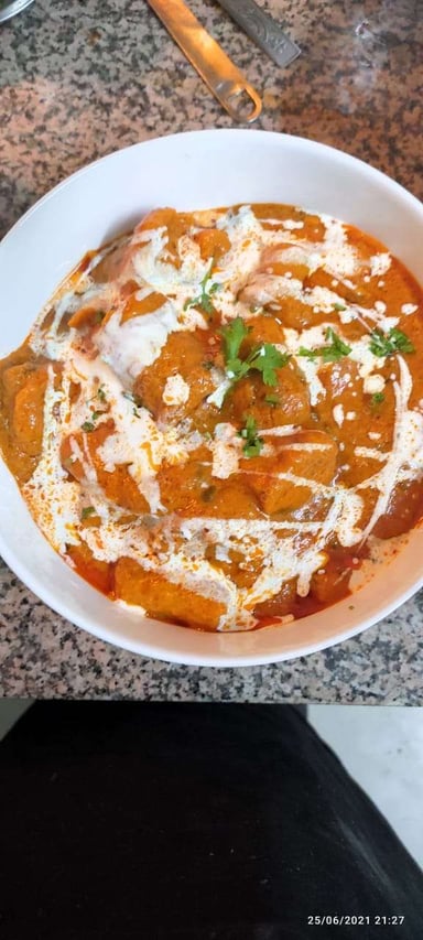 Tasty Soya Chaap (Gravy) cooked by COOX chefs cooks during occasions parties events at home