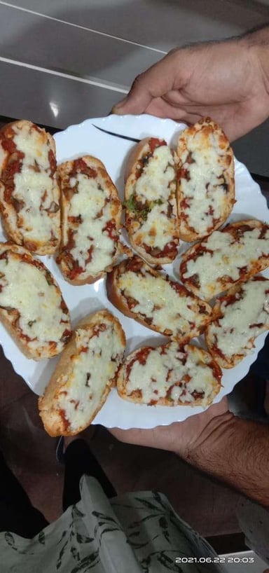Tasty Tomato Mushroom Bruschetta cooked by COOX chefs cooks during occasions parties events at home