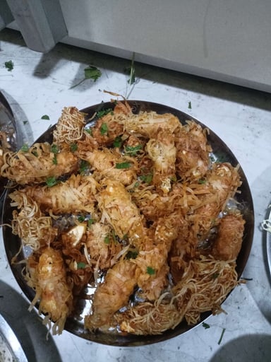 Tasty Threaded Paneer  cooked by COOX chefs cooks during occasions parties events at home