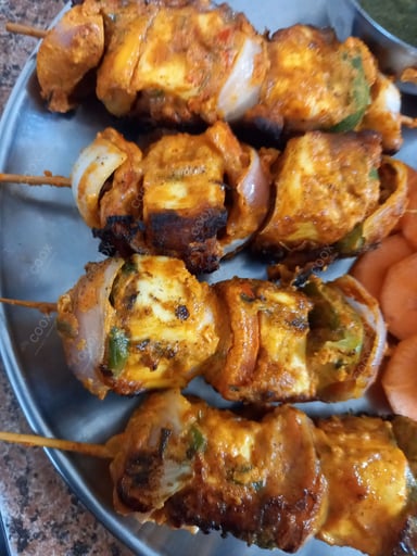 Tasty Paneer Shashlik cooked by COOX chefs cooks during occasions parties events at home