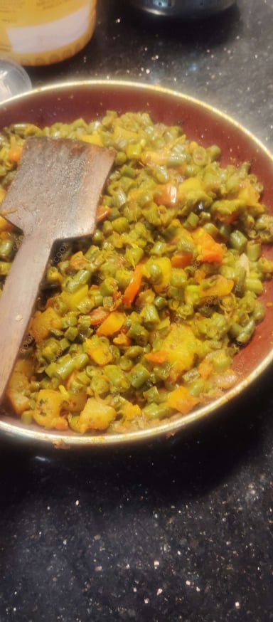 Tasty Beans ki Sabzi cooked by COOX chefs cooks during occasions parties events at home