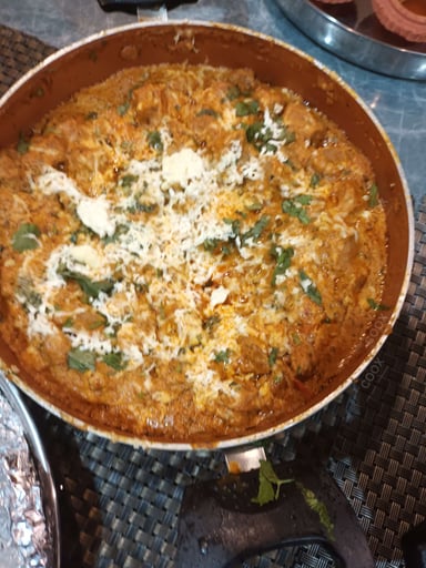 Tasty Soya Chaap (Gravy) cooked by COOX chefs cooks during occasions parties events at home