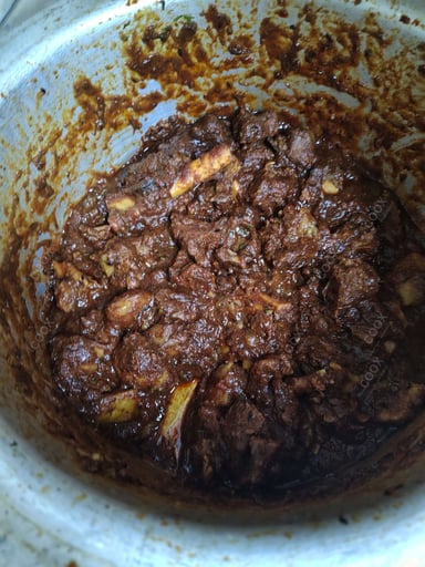 Tasty Mutton Sukha cooked by COOX chefs cooks during occasions parties events at home
