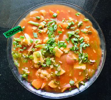 Tasty Mix Veg in Hot Garlic Sauce cooked by COOX chefs cooks during occasions parties events at home