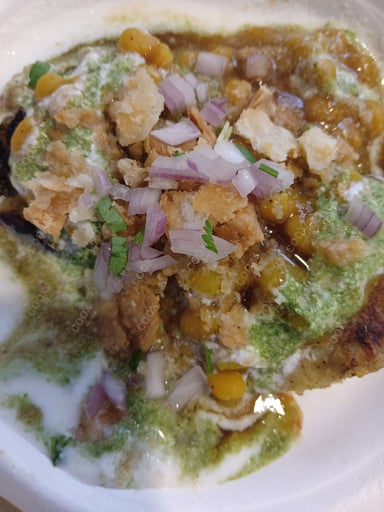 Tasty Ragda Pattice cooked by COOX chefs cooks during occasions parties events at home
