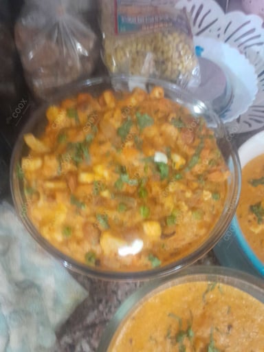 Tasty Veg Korma cooked by COOX chefs cooks during occasions parties events at home