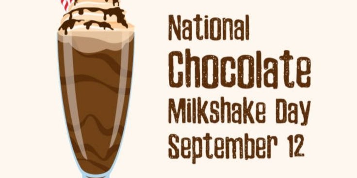 Singer for National Chocolate Milkshake Day at Home