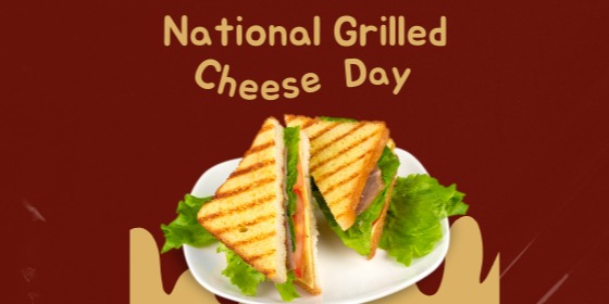 Singer for National Grilled Cheese Sandwich Day at