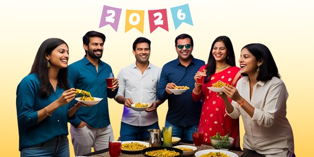 Special New Year's Eve ocassion food prepared by COOX