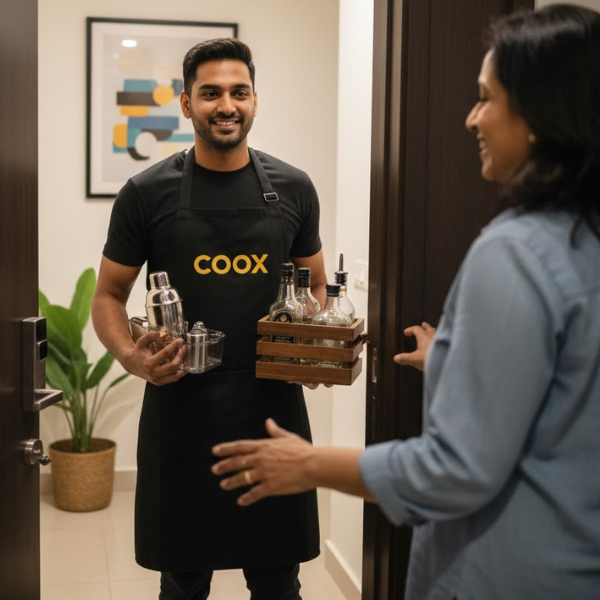 3. Bartender arrives on time