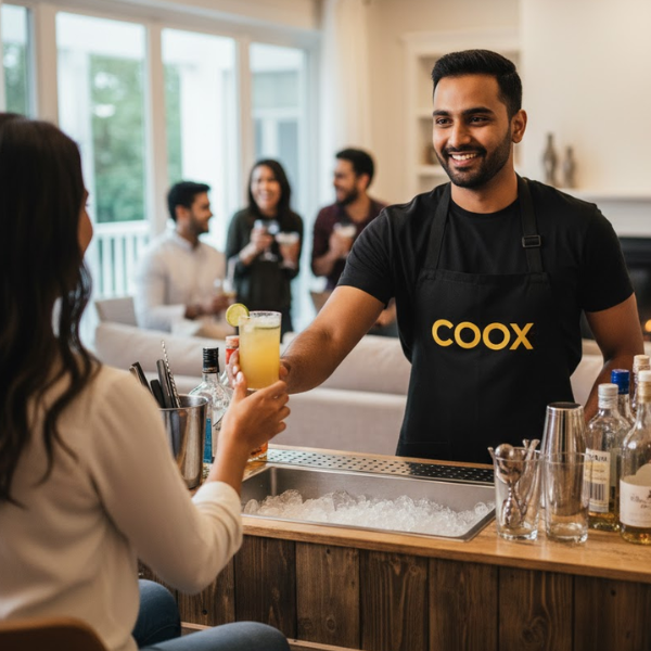 4. Serves drinks, cocktails and mocktails