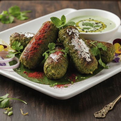 Delicious Hariyali Kebab prepared by COOX