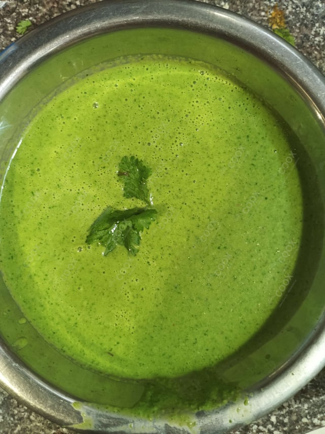 Delicious Green Chutney prepared by COOX