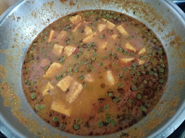 Delicious Matar Paneer prepared by COOX