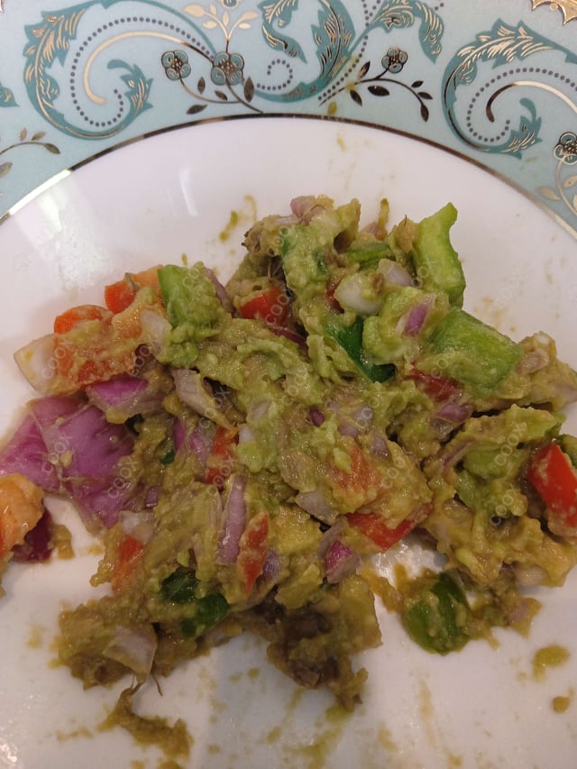 Delicious Guacamole prepared by COOX