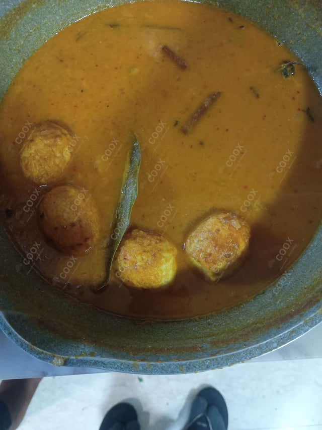 Delicious Egg Curry prepared by COOX