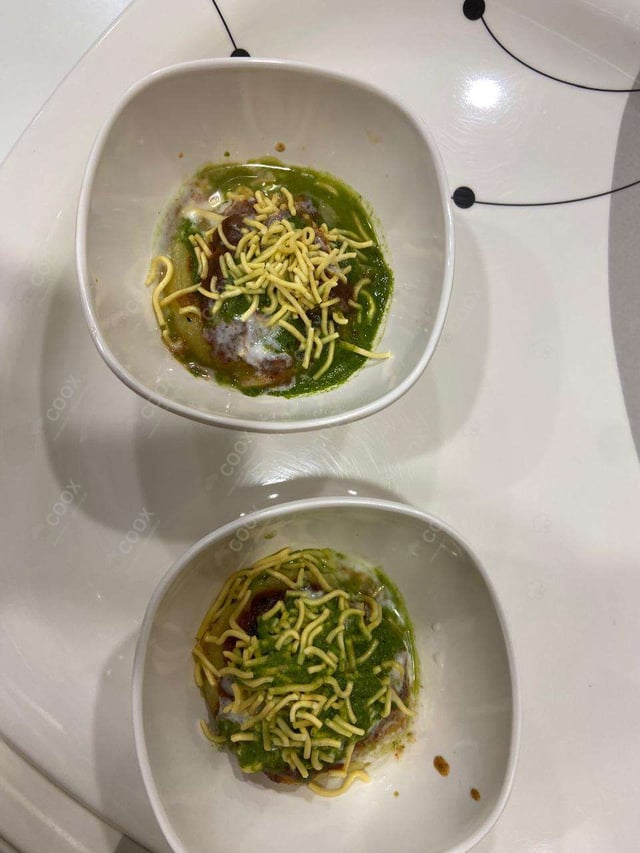 Delicious Aloo Tikki Chaat prepared by COOX