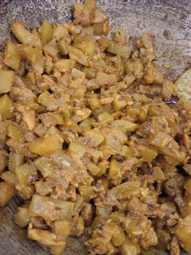 Tasty Lauki ki Sabzi cooked by COOX chefs cooks during occasions parties events at home