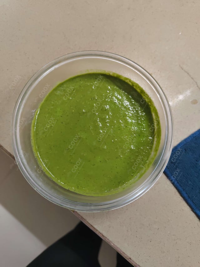 Delicious Green Chutney prepared by COOX