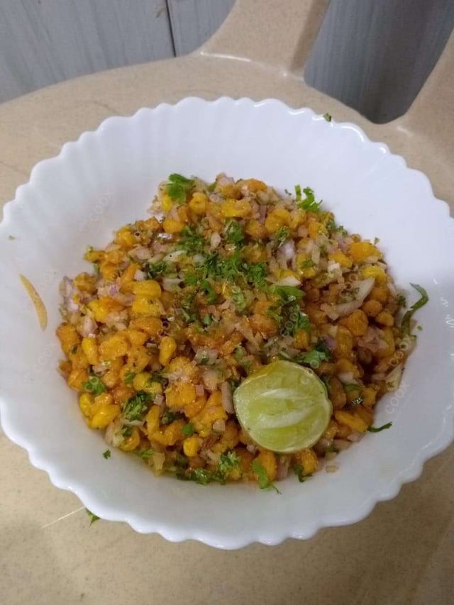 Tasty Corn Chaat cooked by COOX chefs cooks during occasions parties events at home