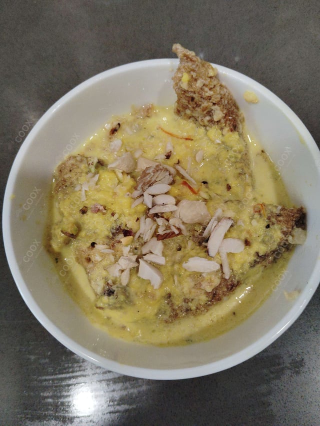 Delicious Shahi Tukda prepared by COOX