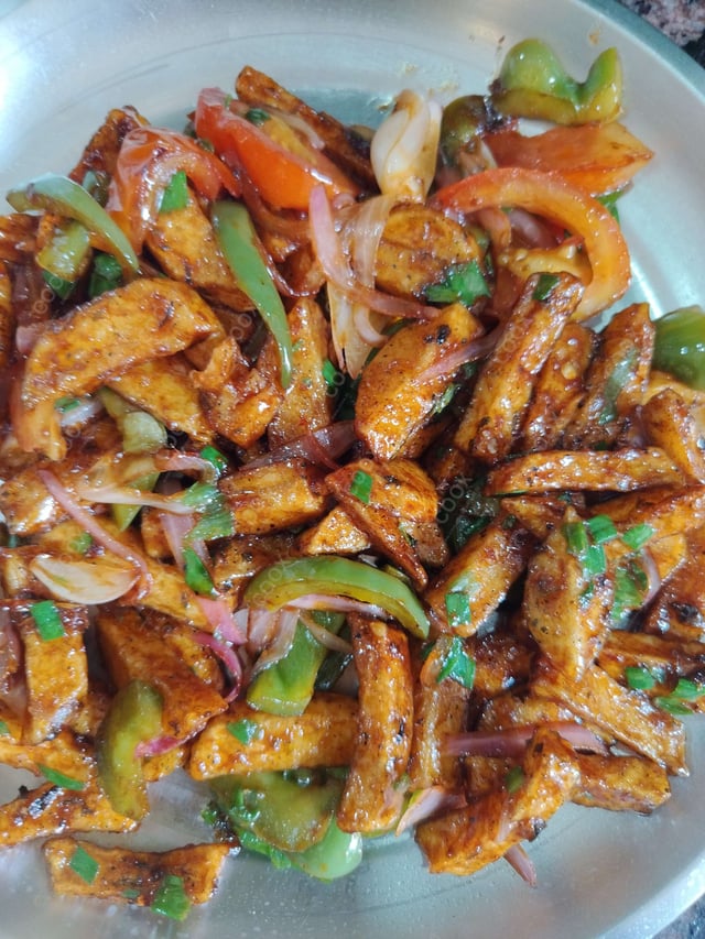 Delicious Honey Chilli Potato prepared by COOX