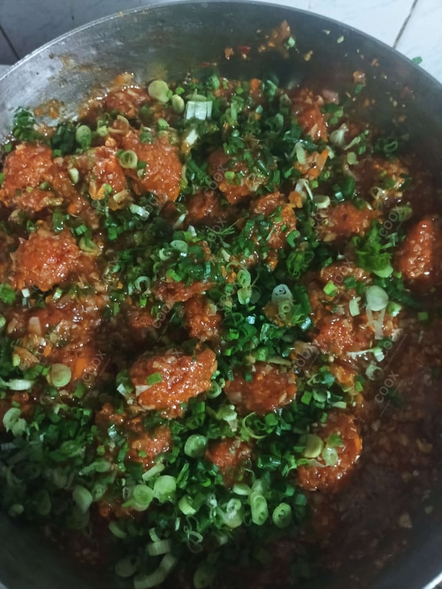 Delicious Veg Manchurian (Gravy) prepared by COOX