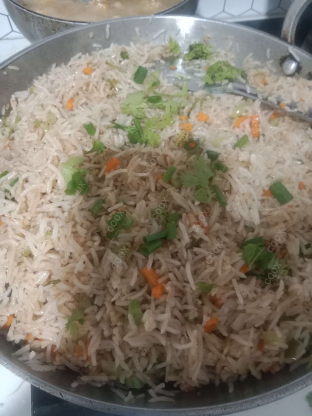 Delicious Veg Fried Rice prepared by COOX