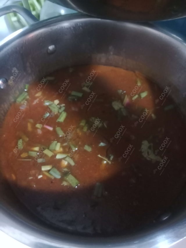 Delicious Veg Manchurian (Gravy) prepared by COOX