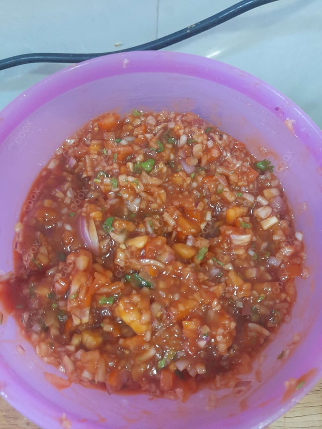 Tasty Salsa Dip cooked by COOX chefs cooks during occasions parties events at home