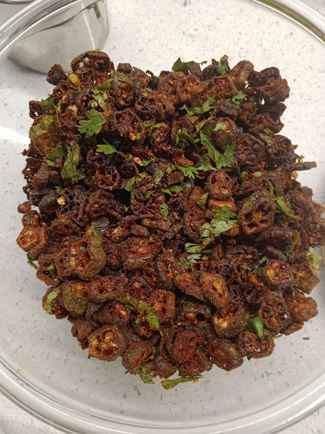 Delicious Kurkuri Bhindi prepared by COOX