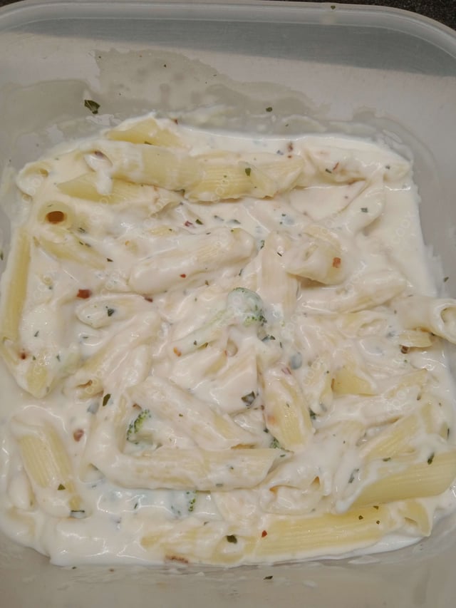 Delicious Pasta in White Sauce prepared by COOX