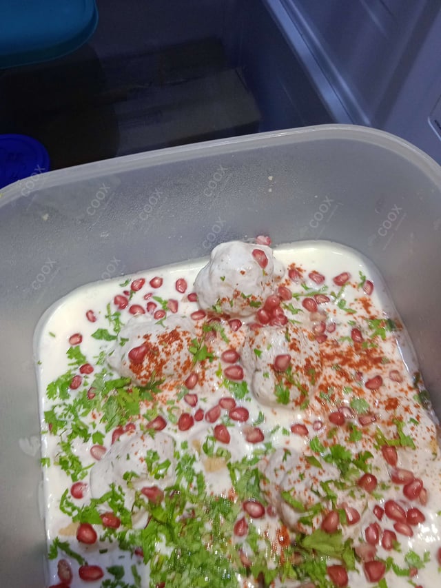 Delicious Dahi Bhalla prepared by COOX