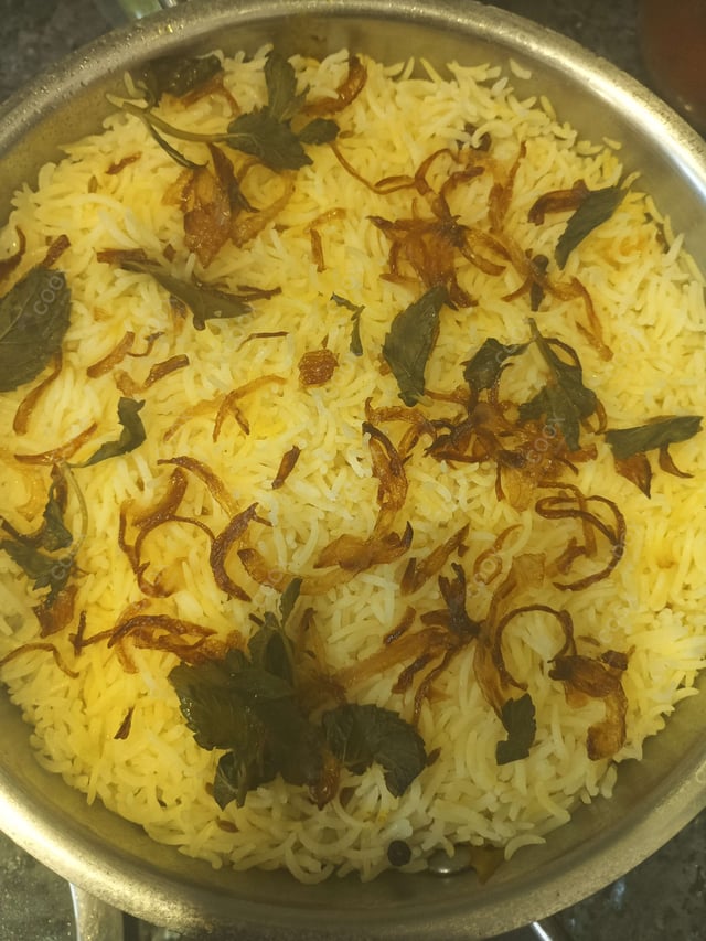Delicious Veg Biryani prepared by COOX