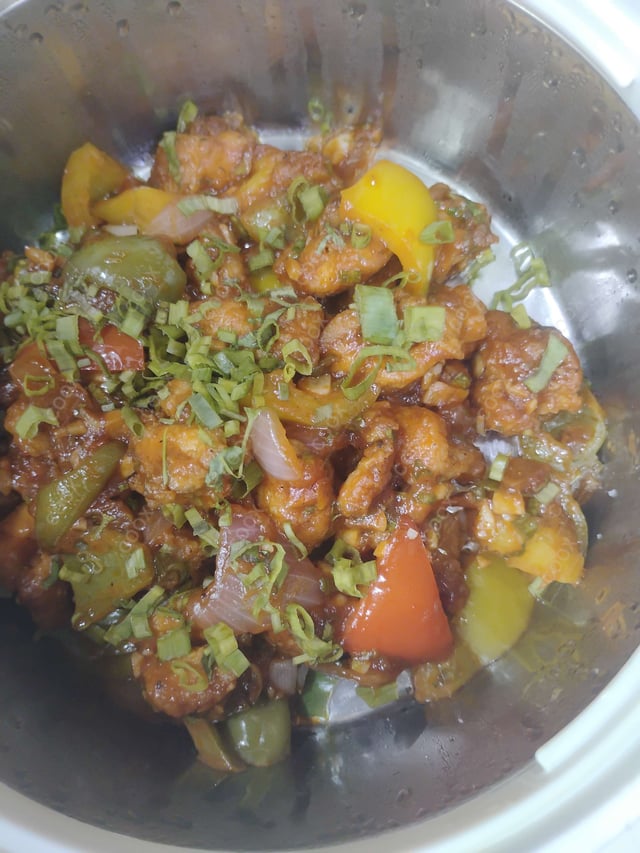 Delicious Chilli Chicken prepared by COOX