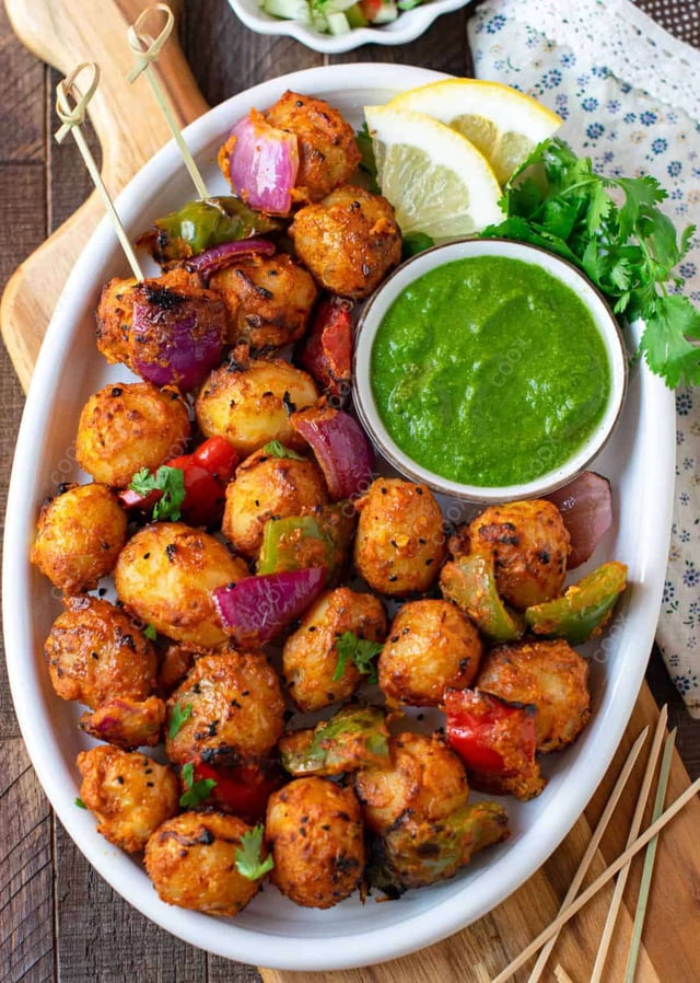 Delicious Tandoori Aloo prepared by COOX